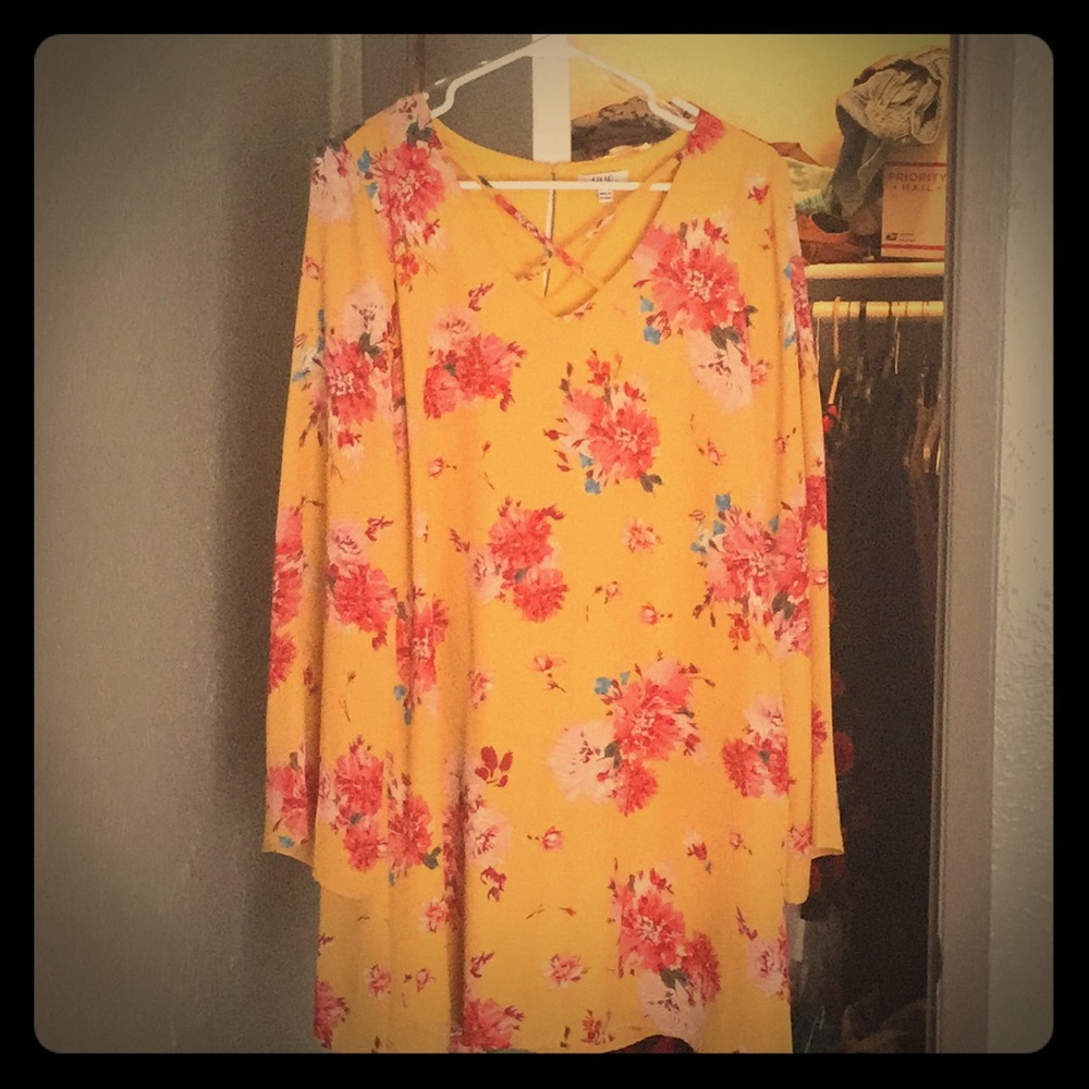A flowery dress